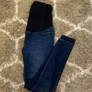 Maternity Jeans- dark wash, skinny leg